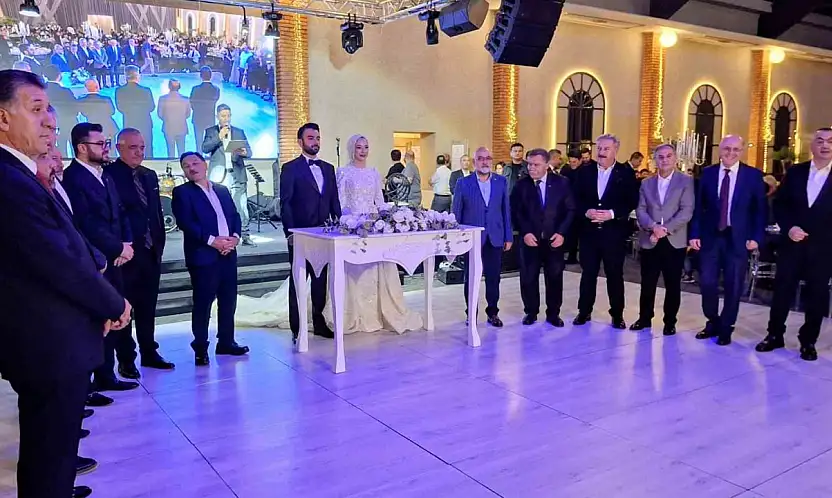 Kayseri protokolü, Ejder ve Dağ ailelerinin mutlu gününde buluştu