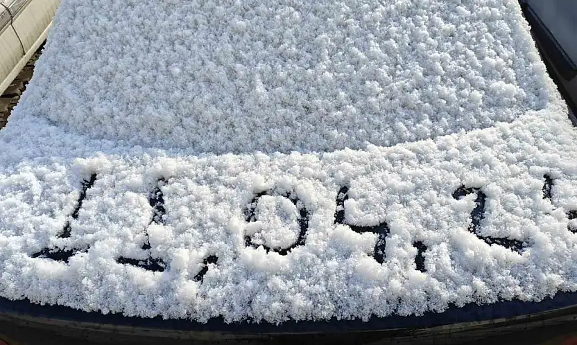 Kayseri'ye Nisan ayında kar yağdı