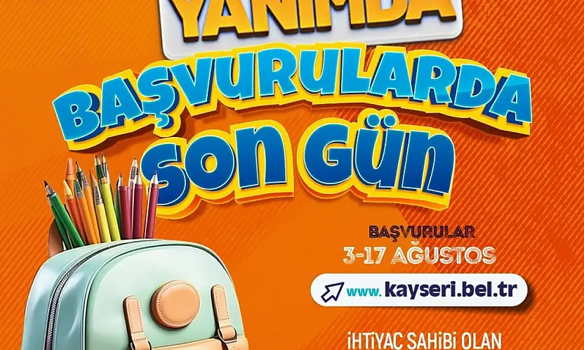 Kırtasiye desteği başvurularında son gün