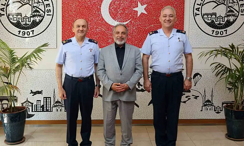 Komutanlardan Başkan Yalçın'a veda ziyareti