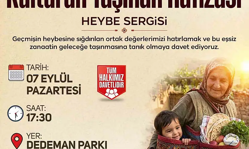 Kültürün taşınan hafızası: Heybe Sergisi, Sanat Melikgazi'de kapılarını açıyor