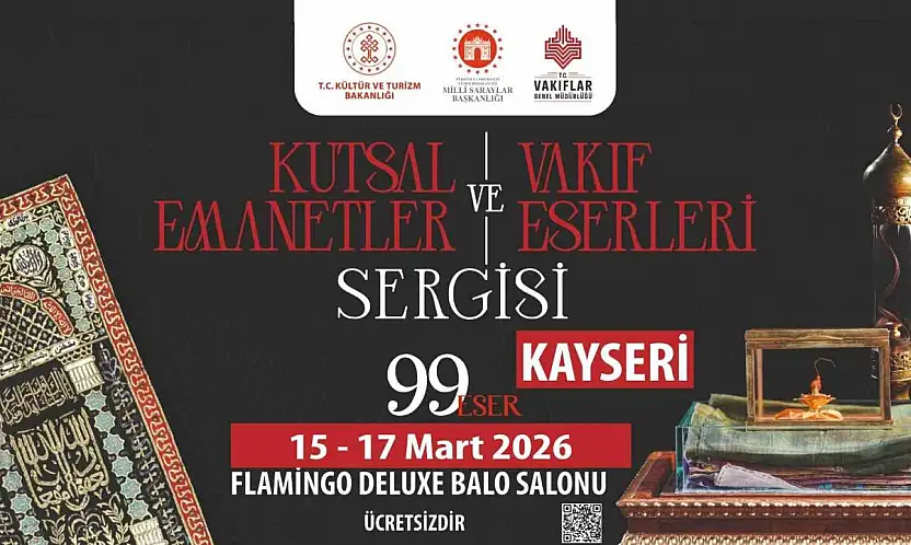 Kutsal emanetler Kadir Gecesi Kayseri'de