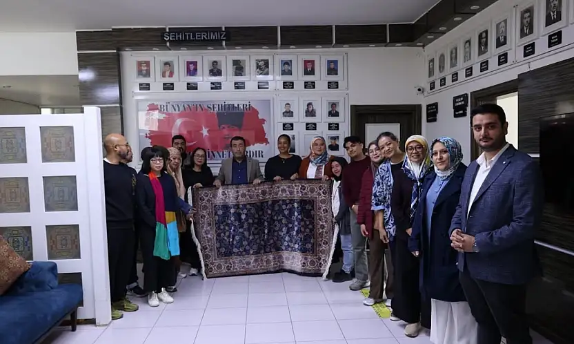 Malezyalı heyet Bünyan halısını yerinde inceledi