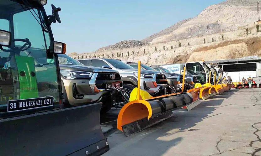 Melikgazi Belediyesi kışa hazır