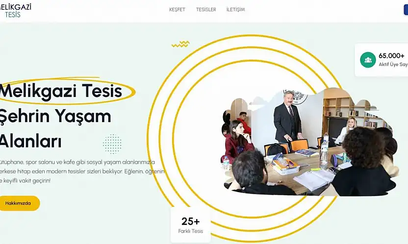 Melikgazi'de tüm sosyal tesisler tek bir dijital platformda toplandı