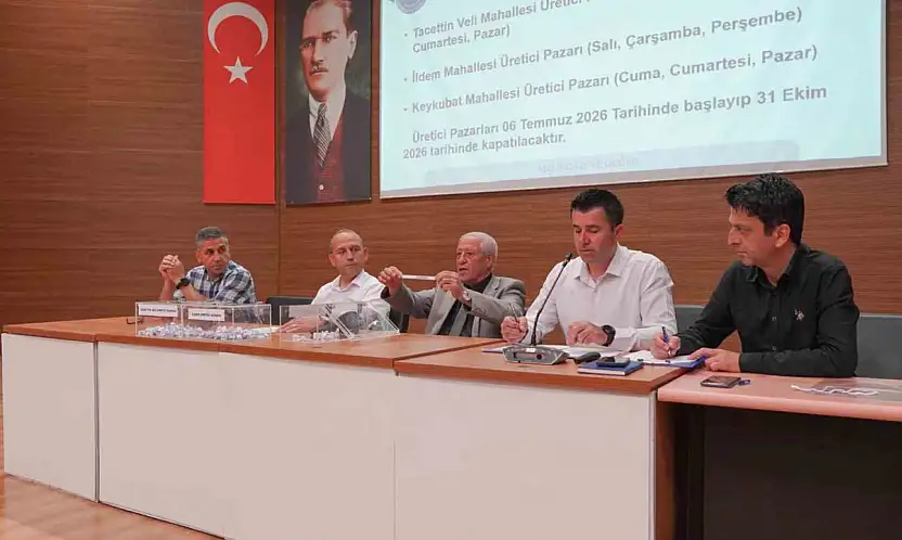 Melikgazi'de Üretici Pazar Yeri için kura çekimi yapıldı