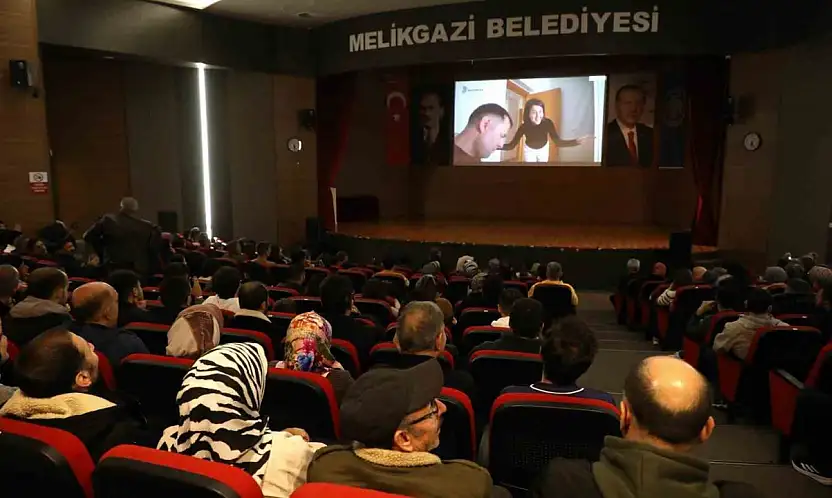 Melikgazi'den işitme engellilere sessiz film
