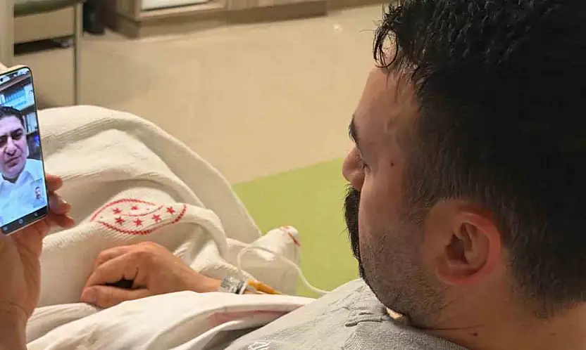 MHP Genel Başkan Yardımcısı Özdemir'den operasyonda yaralanan polise geçmiş olsun telefonu