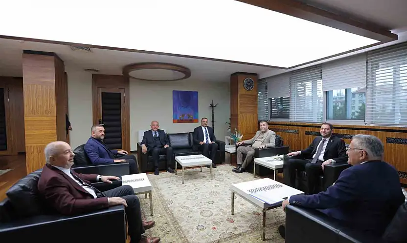 MHP Kayseri heyetinden Başkan Büyükkılıç'a ziyaret
