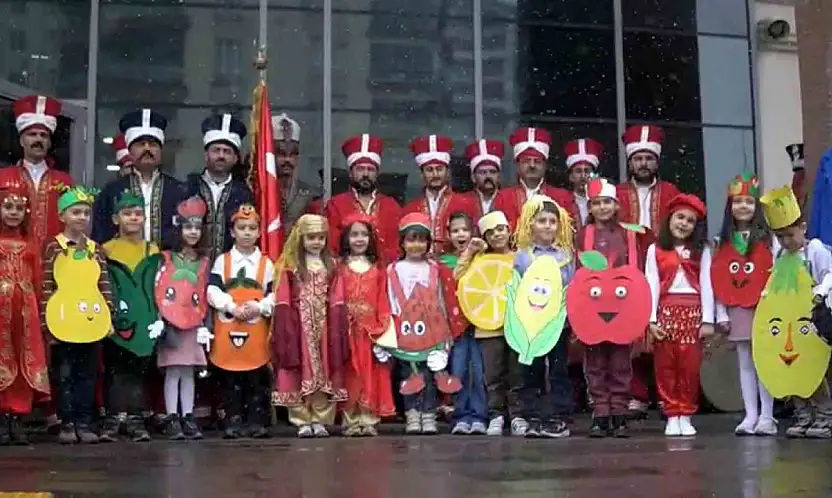 Minik öğrencilerin 'Yerli Malı Haftası' sevinci