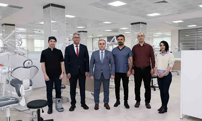 Rektör Altun, Yeni Diş Hastanesi Binası'nı inceledi