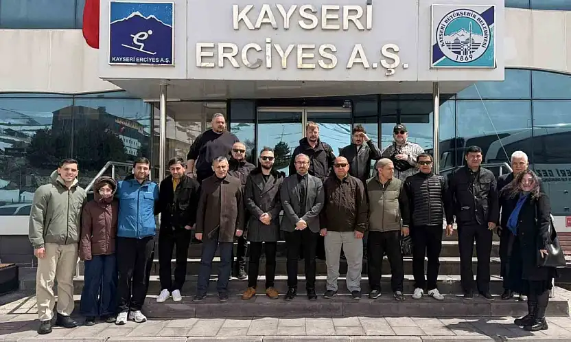 Rusya ve Türkistan'dan gelen iş insanlarına Erciyes tanıtıldı