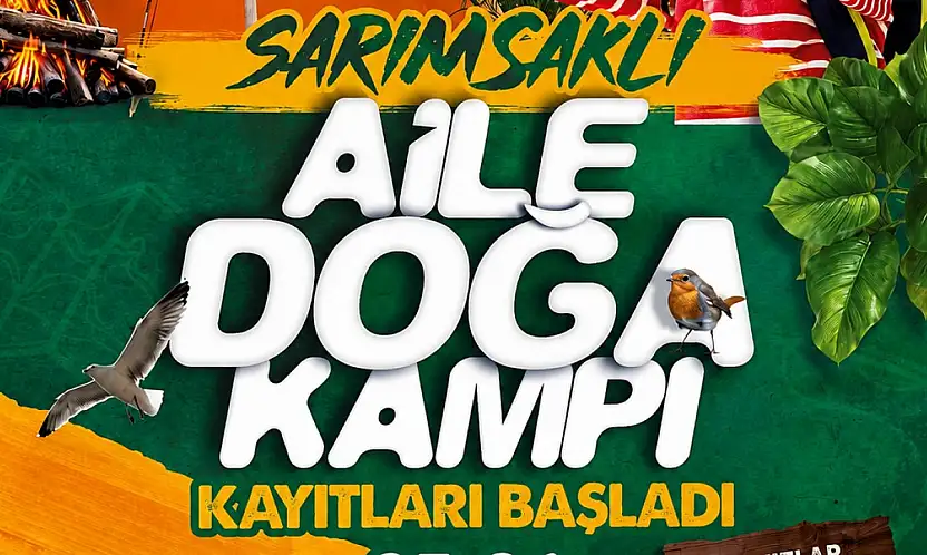 Sarımsaklı Aile Doğa Kampı başladı