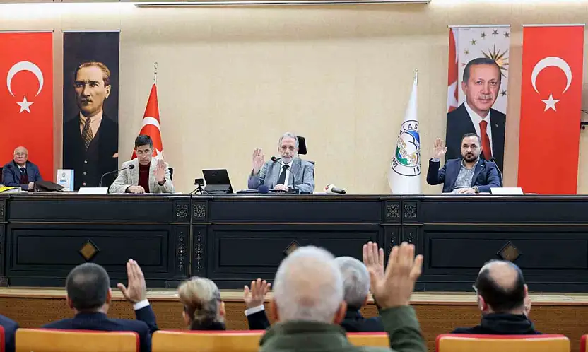 Talas Belediye Meclisi'nde oy birliği, yatırımda kararlılık