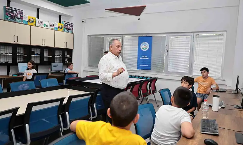 Talas'ta tatili fırsata çeviren teknoloji eğitimleri başlıyor