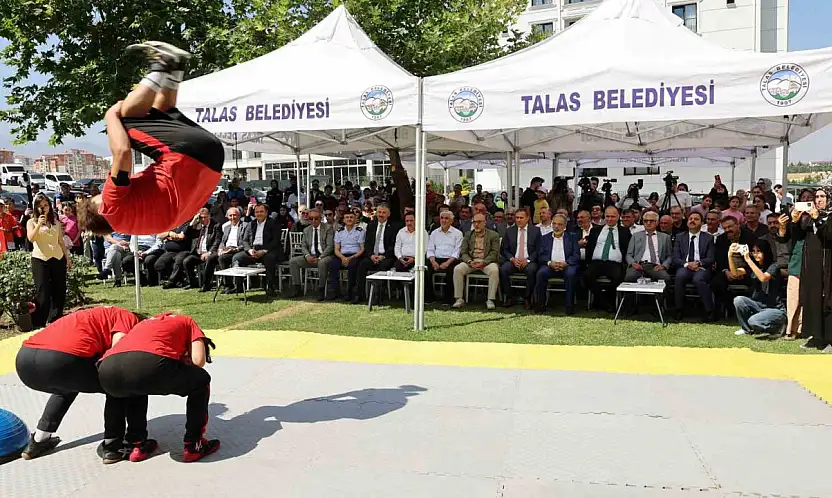 Talas'taki ERVA açılışında Başkan Yalçın'a özel teşekkür