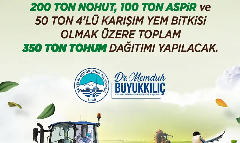 Tohum desteği başlıyor