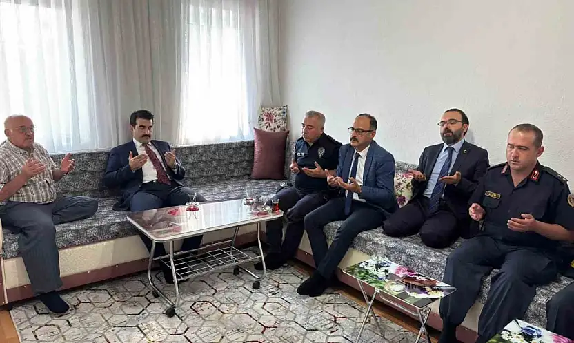 Tomarza'da Gaziler Günü'nde anlamlı ziyaret