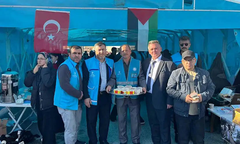 Tomarza'da Gazze için hayır panayırı yapıldı