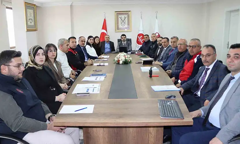 Tomarza'da İlçe Afet Koordinasyon Kurulu Toplantısı yapıldı