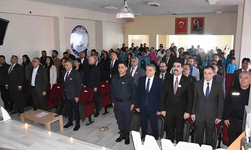 Tomarza'da İstiklâl Marşı'nın Kabulü'nün yıldönümü kutlandı