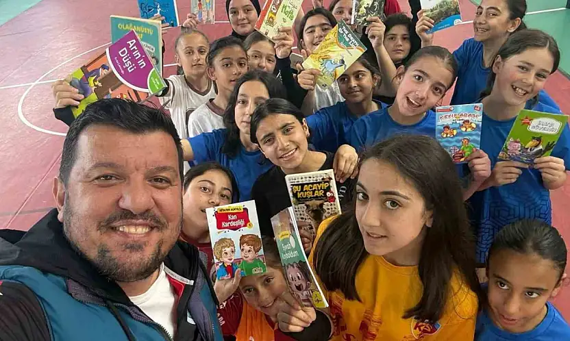 Tomarza'da spor ve kitap bir arada