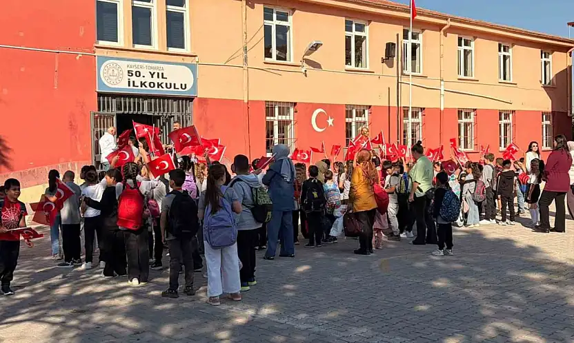 Tomarza'da yeni eğitim - öğretim yılı başladı