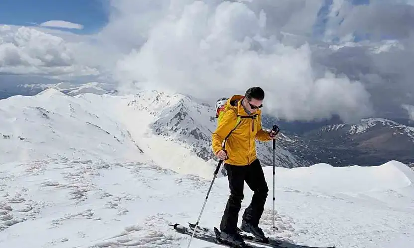 Tomarza'da yeni kayak rotası keşfedildi