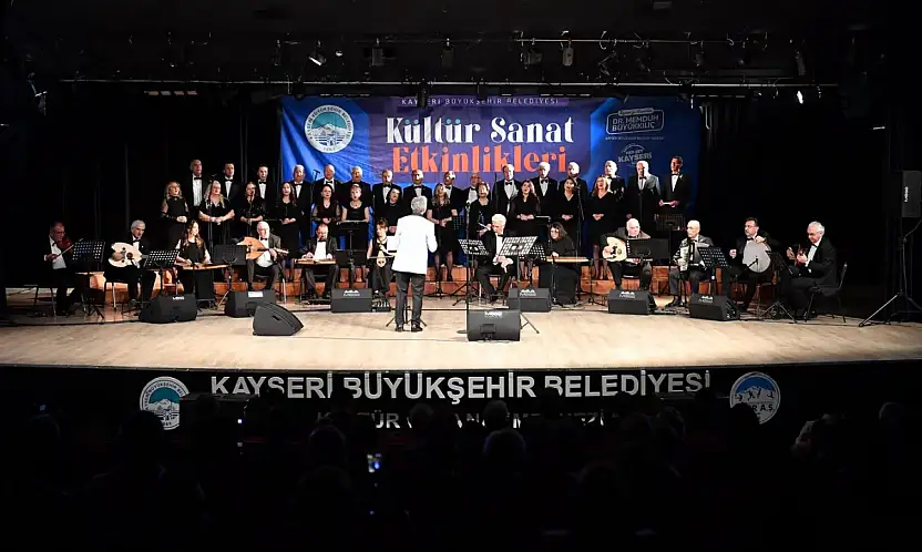 Türk Sanat Müziği konseri Kayserililerden büyük ilgi gördü