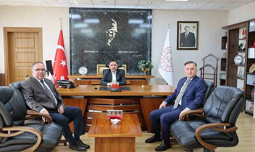 Vali Çiçek'ten İl Milli Eğitim Müdürlüğü'ne çalışma ziyareti