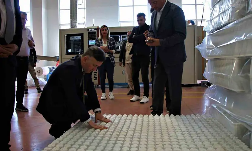Yatak üreten öğrenciler yaylarını da kendileri üretecek