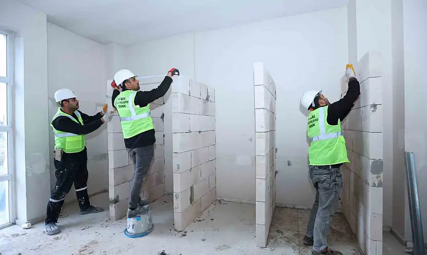 Yeşil Mahalle Sosyal Tesisleri'nde iyileştirme çalışması