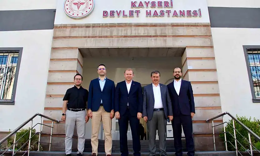Yeşilhisar heyetinden Başhekim Çöl'e ziyaret